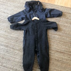 Danish rain gear and woolen suit